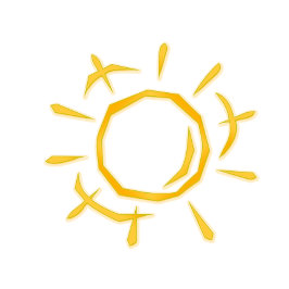 Taza Sun Shine Minimalist Mug | Simple Sun Art