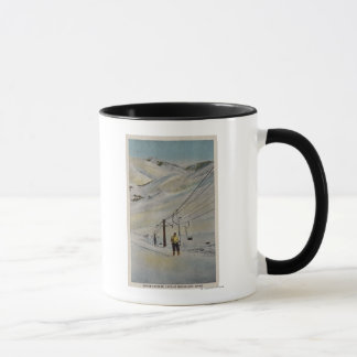 Taza Sun Valley, IDMountain Scene, el esquí se levanta