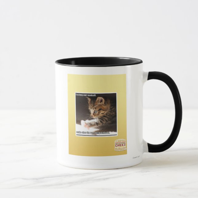 Taza Sunbaff del owt de la prueba (Derecha)