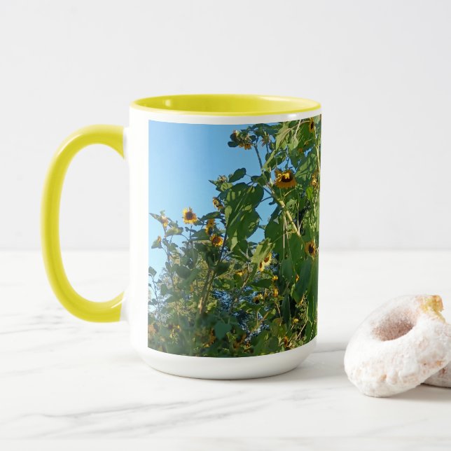 Taza Sunflower Combo Mug (Con donut)