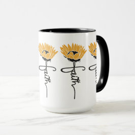 Taza Sunflower Faith Mug