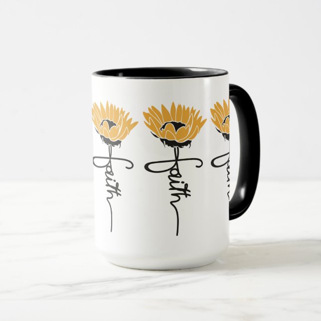 Taza Sunflower Faith Mug (Anverso derecho)