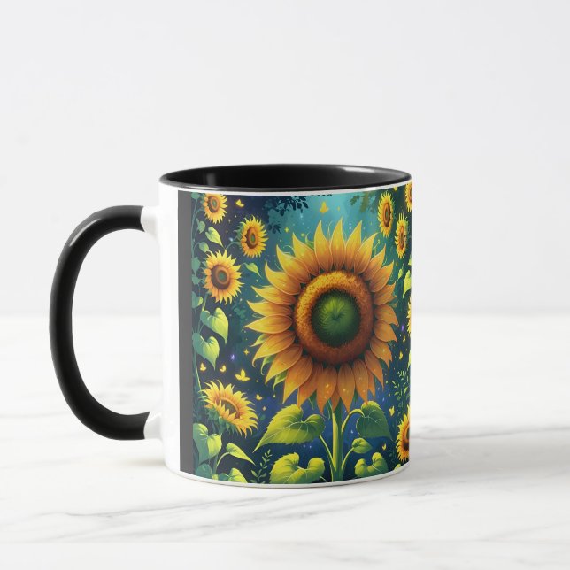 Taza Sunflower Surrealista (Izquierda)