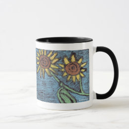 Taza Sunflowers Forever - Niños Art for CHOC