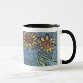 Taza Sunflowers Forever - Niños Art for CHOC