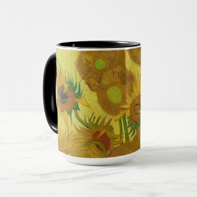 Taza Sunflowers-Vincent van Gogh Small (Anverso izquierdo)