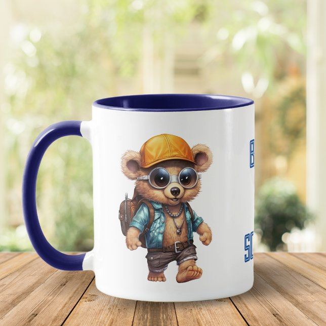 Taza Sunny Adventures with Beachy Bear - Listo para div (Subido por el creador)