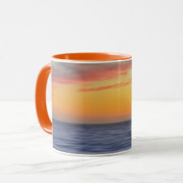 Taza Sunset Ocean Beautiful Beach Art Mug