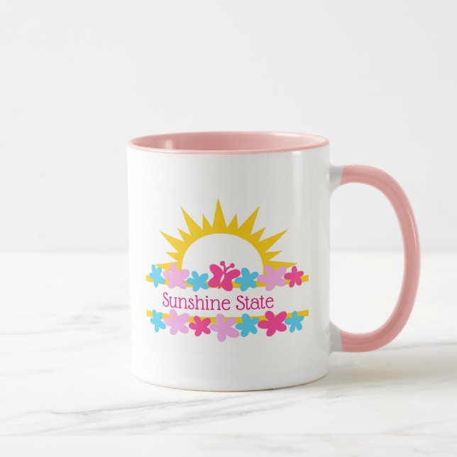 Taza Sunshine Y Flores (Derecha)