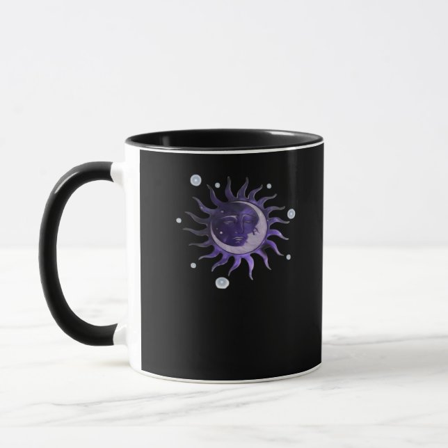 Taza Sunt And Moon Whimsigothic Bruja Gótica (Izquierda)