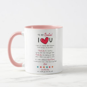 Taza Super Agradable Con Mis Flores De Amor Bestie Frie