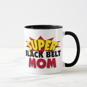 Taza Super Black Belt Mom