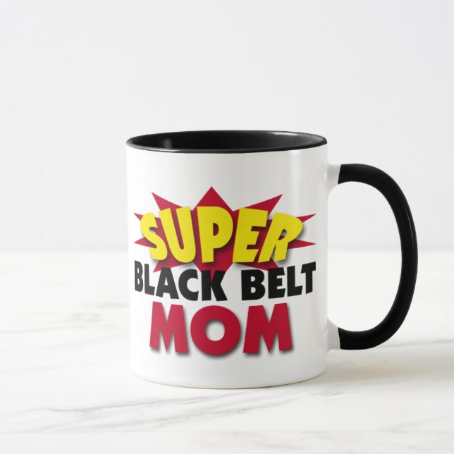 Taza Super Black Belt Mom (Derecha)