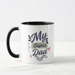 Taza Super Dad Coffee Mug – Hero Dad Gift Idea
