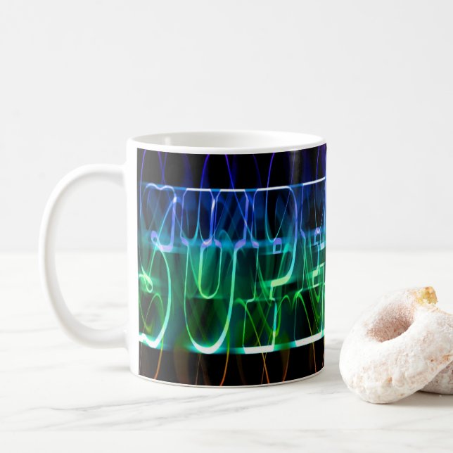 Taza Super Dad Mug (Con donut)