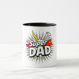 Taza Super Dad Mug - El último regalo de héroe