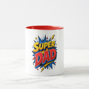 Taza Super Dad Pop Art Explosión