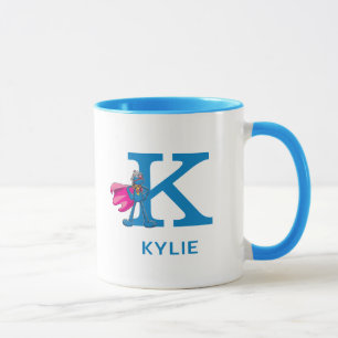 Taza Super Grover Añadir tu nombre y monograma K