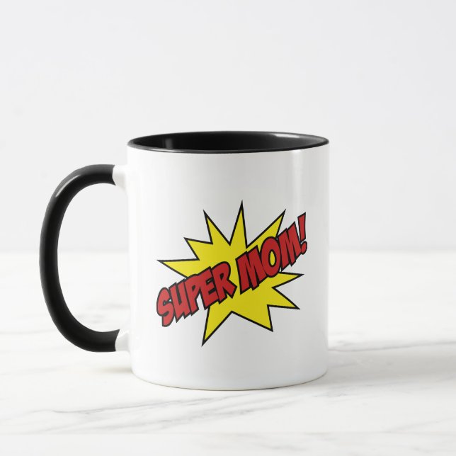 Taza ¡Super Mamá! Coffee Mug (Izquierda)
