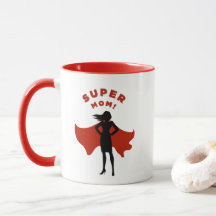 ¡Super Mamá! Mug del Día de la Madre
