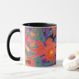 Taza Super Nova por Calli Colorful Abstract Art Mug 