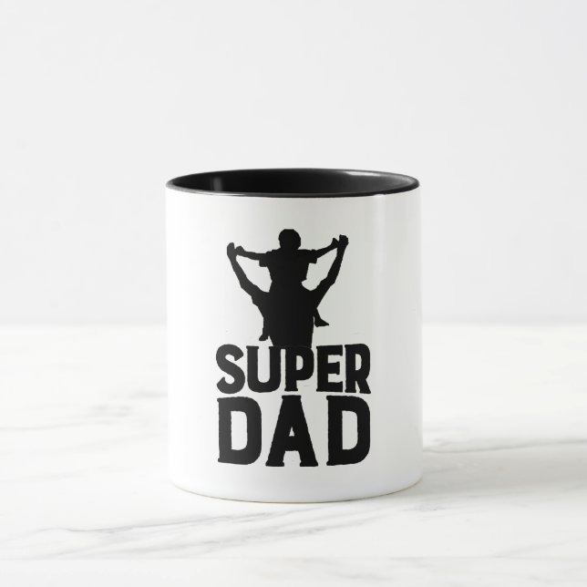 Taza super papá 2025 (Centro)