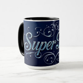 Taza Super Papá Café Héroe Parpadea