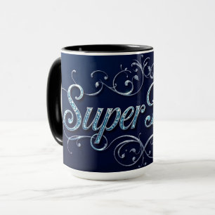 Taza Super Papá Café Héroe Parpadea