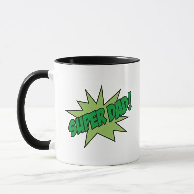 Taza ¡Super papá! Coffee Mug (Izquierda)