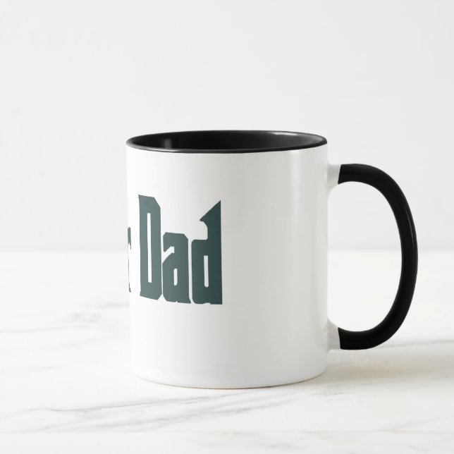 Taza súper papá top gun paro de la idea de regalo del p (Derecha)