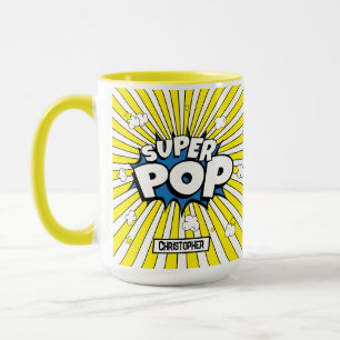 Taza ¡SUPER POP!   Divertido Lindo Original Gracioso co