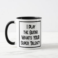 Super Talento Guitarista. Jugador de guitarra de d