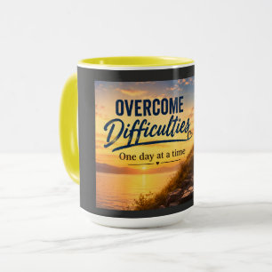 Taza Superar Dificultades Un Día a la Vez