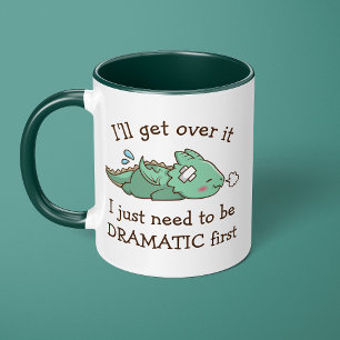 Taza Superaré Esto Dramático Lindo Divertido Bebé Dragó