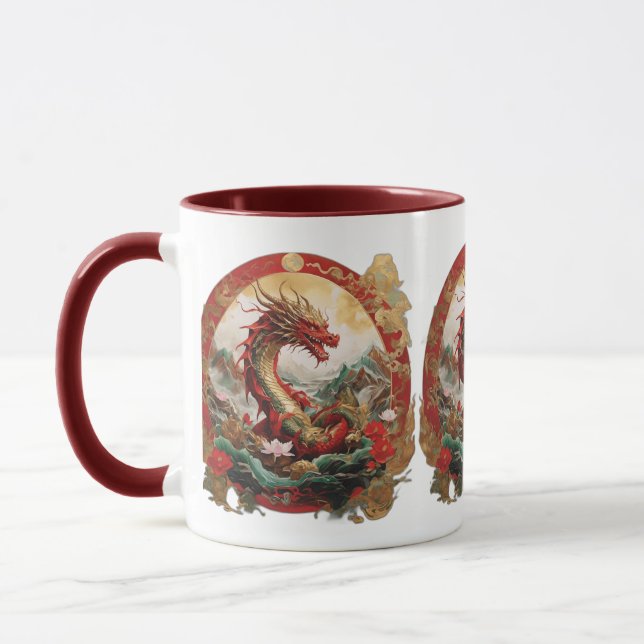 Taza Superbe dragon, nouvel an 2024 design (Izquierda)