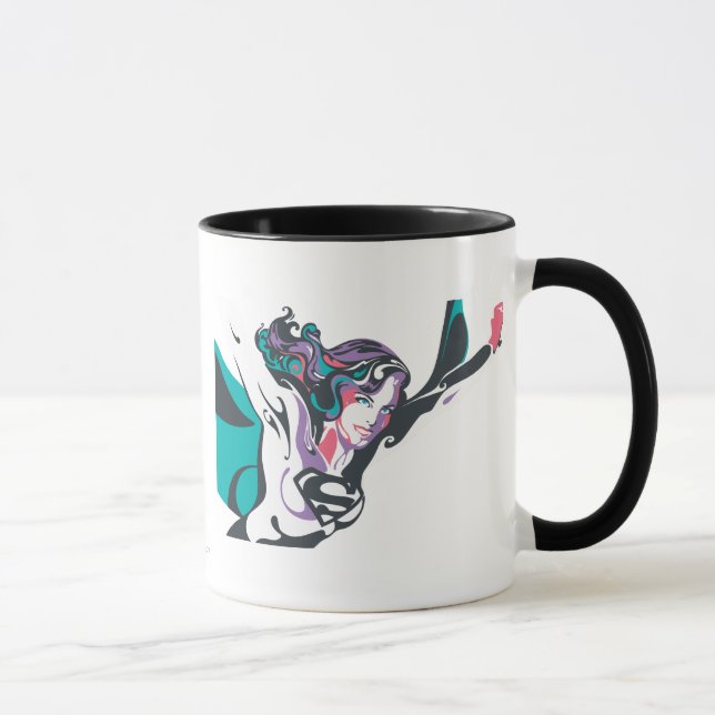 Taza Supergirl Color Splash Pose 3 (Derecha)