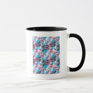 Taza Supergirl Color Splash Swirls Pattern 7