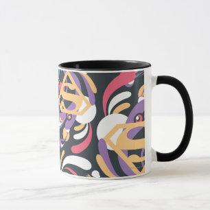 Taza Supergirl Color Splash Swirls Pattern 8