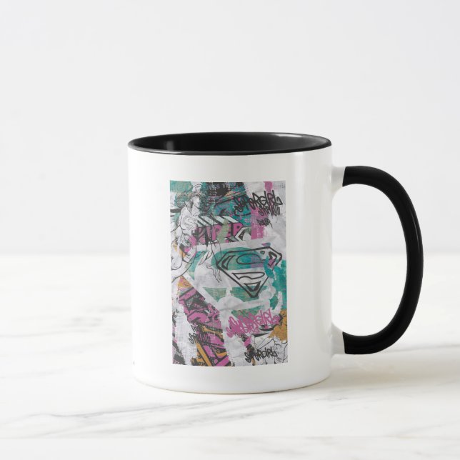 Taza Supergirl Comic Capers Pattern 11 (Derecha)