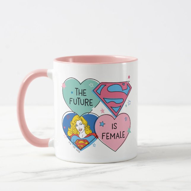 Taza Supergirl "El futuro es mujer" (Izquierda)