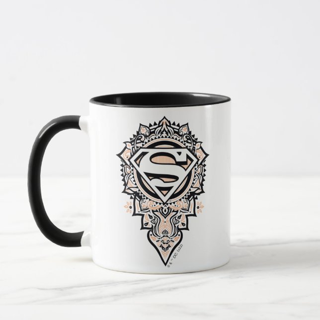 Taza Supergirl Mandala Graphic (Izquierda)