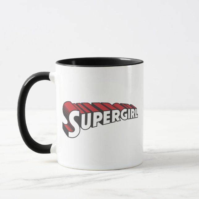Taza Supergirl Red and White Logo (Izquierda)