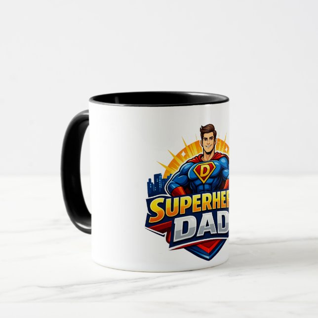 Taza Superhéro Papá (Anverso izquierdo)