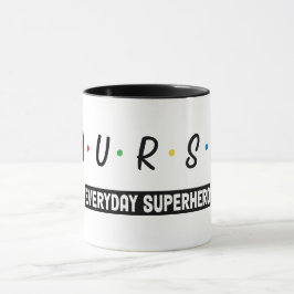 Taza Superhéroe de enfermería diaria