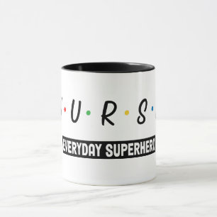 Taza Superhéroe de enfermería diaria