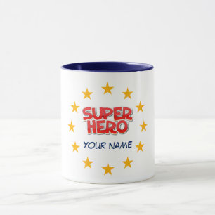 Taza Superhéroe de personalizable