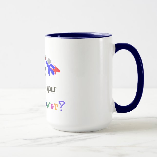 Taza Superhéroe docente (Derecha)