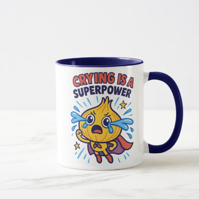 Taza Superhéroe Onion Mug | Gracioso café con poder par (Derecha)