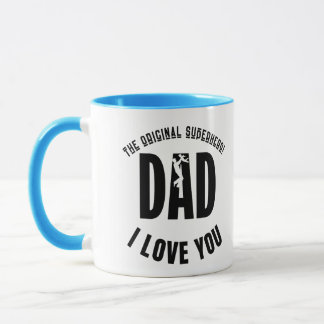 Taza Superhéroe original: Amo a papá Mug