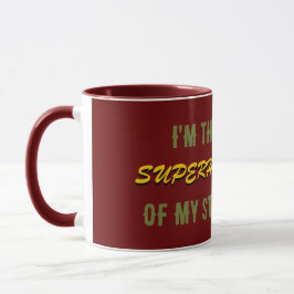 Taza Superhéroe Red Mug del poeta Adiela Akoo